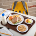 Carlisle 1814FG127 Glasteel Cafeteria Tray, 18" x 14", Chocolate