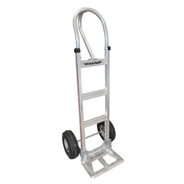 Hand Truck - Aluminum - Continuous Handle - 500 lb Capacity - 14" Nose Plate