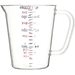 Carlisle 4314307 Clear Plastic Measuring Quart