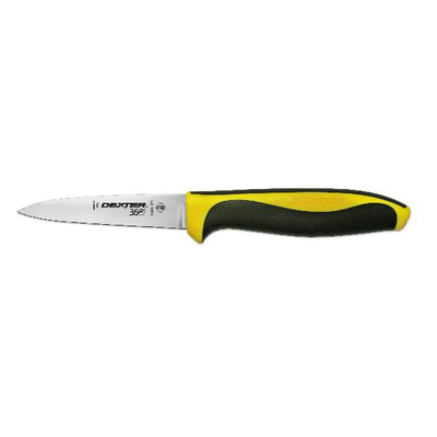 Dexter 36000Y 3-1/2" Yellow Handle Paring Knife
