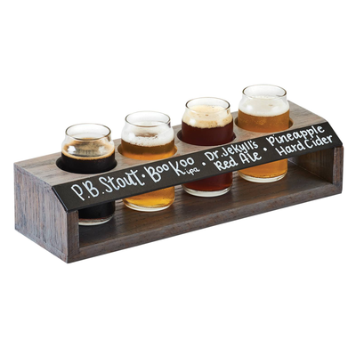 Cal-Mil 3824 13"W x 4"D x 2-3/4"H Beer Taster Caddy