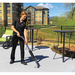 Karcher SG1 C Bp removing gum from a concrete patio