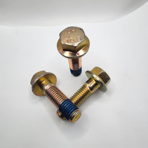 M14 - 2 X 50MM EN 1665 MICROSPHERES 593S BLUE PATCH HEAVY HEX FLANGE SCREW 10.9 ZINC TRIVALENT YELLOW PER PRINT