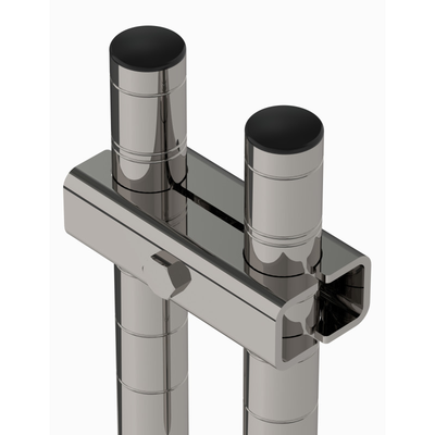Metro SAPCLAMP Stainless Steel Post Clamp for Super Erecta Style Seismic Shelving