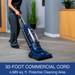 Sanitaire SL4410A in use, 30-foot commercial cord