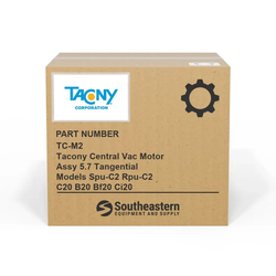 Tacony - TC-M2 - Tacony Central Vac Motor Assy 5.7 Tangential Models Spu-C2 Rpu-C2 C20 B20 Bf20 Ci20