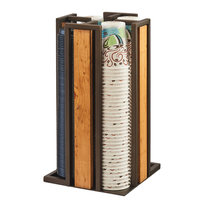 Cal-Mil 3904-84 9-1/4"W x 9-1/4"D x 18"H Sierra Cup/Lid Organizer