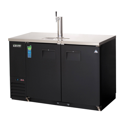 Everest EBD2-BB Draft Beer Dispenser 1 Tower Single Tap, 115v, NSF - 20 cu. ft.