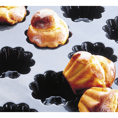 Matfer Bourgeat 336063/336057 24 Per Sheet Flexipan Brioche/Half