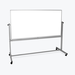LUXOR MB7248WW 72"W x 48"H Double-Sided Magnetic Whiteboard