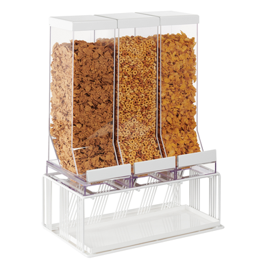 Cal-Mil 4108-15 (3) 9.8L capacity bins Monterey Cereal Dispenser