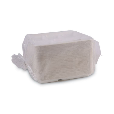 Boardwalk BWKTRAYWF128 Boardwalk®Bagasse Dinnerware, 5-Compartme
