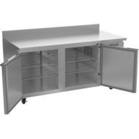 Beverage Air WTR67AHC Two-Section Worktop Refrigerator