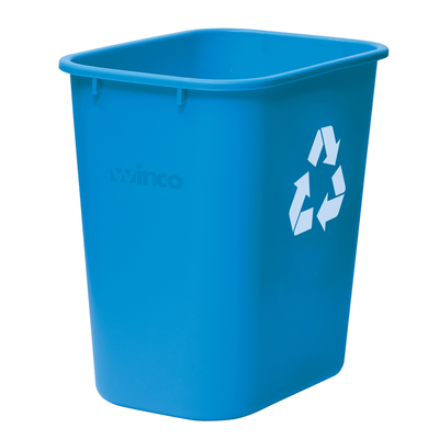 Winco PWR-28L 28 Qt. Wastebasket