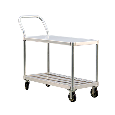 New Age 1416 2-Level Aluminum Utility Cart, 800 LB Capacity
