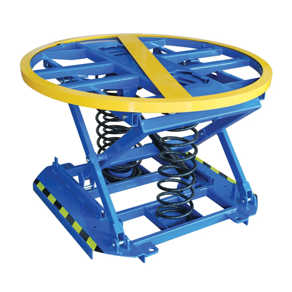 Pallet Positioner - Spring Operated - 43-5/8" x 43-5/8" - 4400 lb Capacity