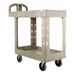 RUBBERMAID HEAVY-DUTY 18" X 39" UTILITY CART Beige