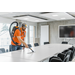 Taski Aero BP+ B 2-Battery Backpack Vacuum - in use