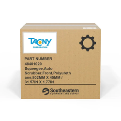 Tacony - 48401020 - Squeegee,Auto Scrubber,Front,Polyurethane,802MM X 45MM / 31.57IN X 1.77IN