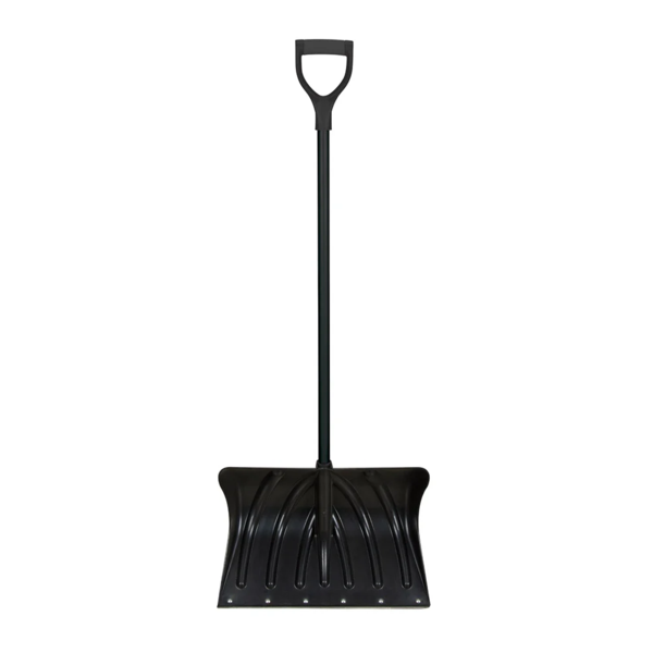 Snow Shovel - 19-3/4" x 13-1/8" - Poly Blade - Steel Wear Strip