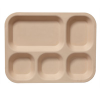 Cook's Brand 630-420 5-Compartment Food Tray (24/case)