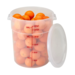 Cambro Translucent 22 qt. Round Food Storage Containers