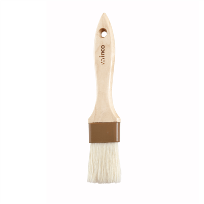 Winco WFB-15 Flat 1-1/2" Boar Bristle Pastry Brush