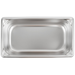 Vollrath 30342 Super Pan V 1/3 Size, 4"D Stainless Steel Steam T