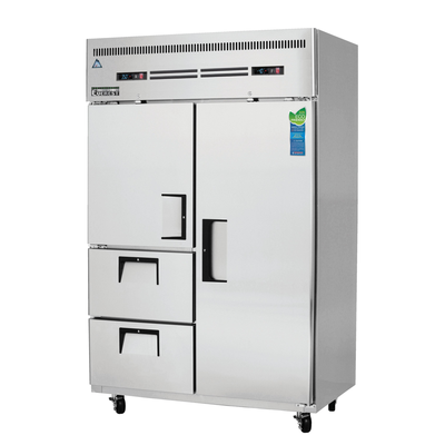 Everest Refrigeration Two Section, One Half Door and Two Drawer Refrigerator, One Full Door Freezer (ESRF2D2)