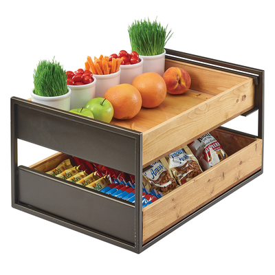 Cal-Mil 3920-84 21-3/4"W x 15-1/2"D x 11-1/2"H Sierra Drawer Display