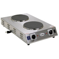 Cadco CDR-2CFB Portable Hot Plate Countertop