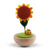 Figurine Sunflower & Owl