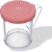 Carlisle 425155 Medium Dredge Lid - Rose