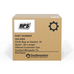 RPS - 800-6020 - Cloth Bag w/ Gasket, 10 Quart - No Longer Offered Customer Can Contact Mosquito To Purchase