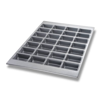 Chicago Metallic 45727 17-7/8" X 25-7/8" Overall Mini Loaf Pan