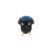03.897 Blue Momentary Dome Push Button Side View 2