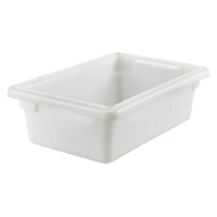 Cambro 12186P148 Poly 12"L x 18"W x 6"H White Food Storage Boxes