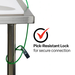 Cook's 60" Knife Leash Kit & Tool Safety Tether