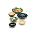 Carlisle 650B03 Salad Bowl 6-1/2" Black