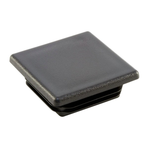 2 1/2" X 1/2" SQUARE TAPERED RIBBED PLUG PE-LD BLACK