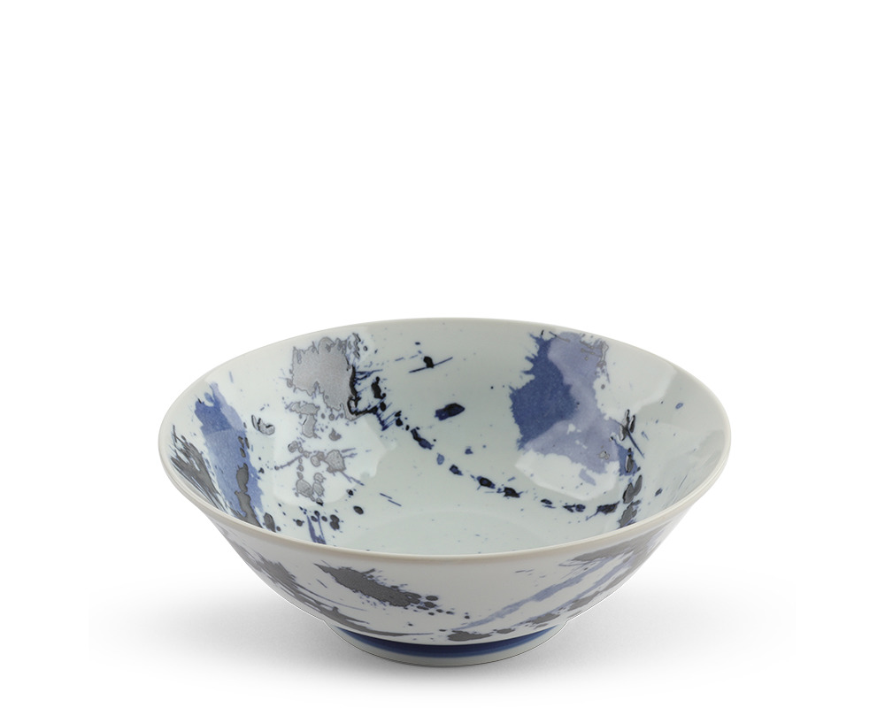 Blue Sumi 7.75" Noodle Bowl