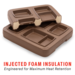 COOK'S 5 COMPARTMENT INSULATED GATOR MEAL TRAY