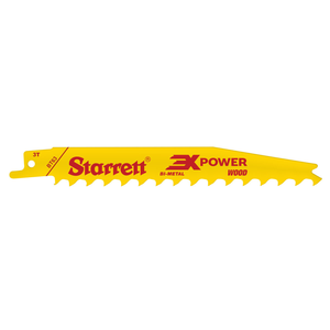 STARRETT BT63-20 Wood Cut 6'' x 3/4 x .050 x 3T, 3X POWER, 20 Pack