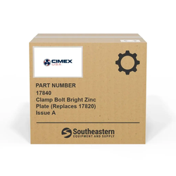 Cimex - 17840 - Clamp Bolt Bright Zinc Plate (Replaces 17820) Issue A