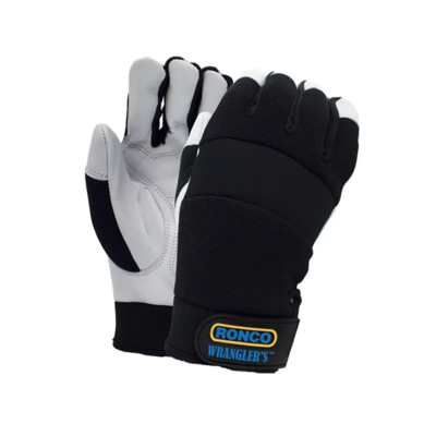 Mechanics Gloves - Grain Leather - Black