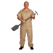 Cook's Brand 42" Solid Nylon Kettle Paddle