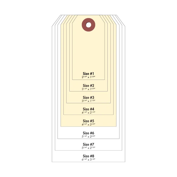#5 Cardstock Tag - Manila