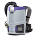 ProTeam GoFit 3 backpack vacuum, left front view with hose