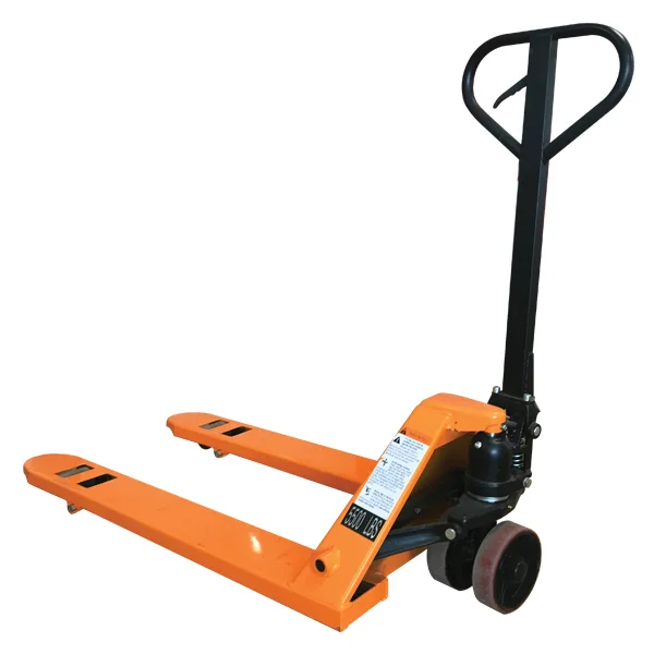 Pallet Jack - Altra - 36" x 20-1/2" - 5500 lb Capacity - Orange