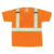Safety T-Shirt - High Visibility Orange - Bird’s-Eye Polyester - CSA Class 2 Level 2 - X-Large